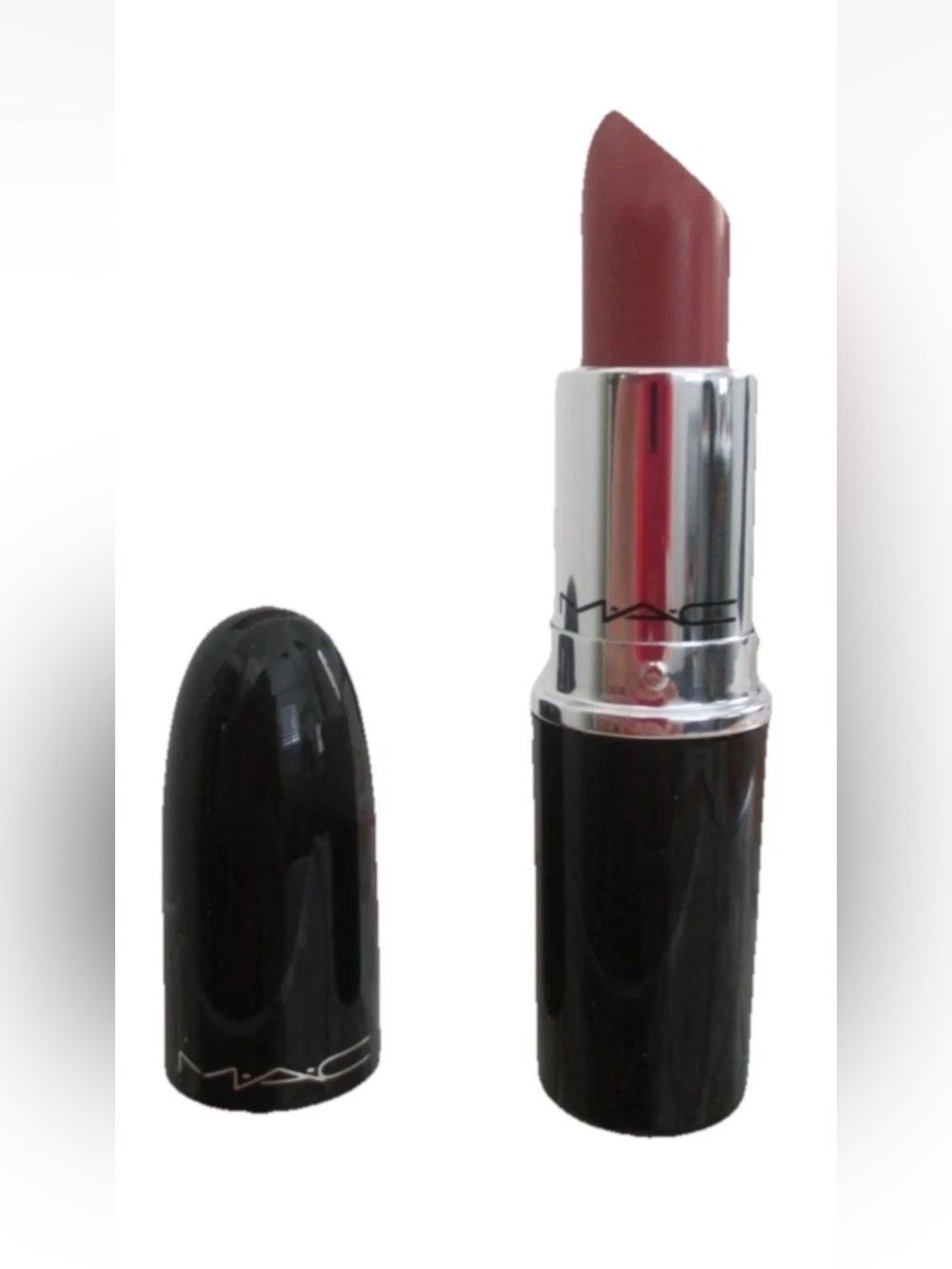 MAC THANKS IT'S MAC 540 Lustreglass Lipstick  Full Size Pink Nude NIB
